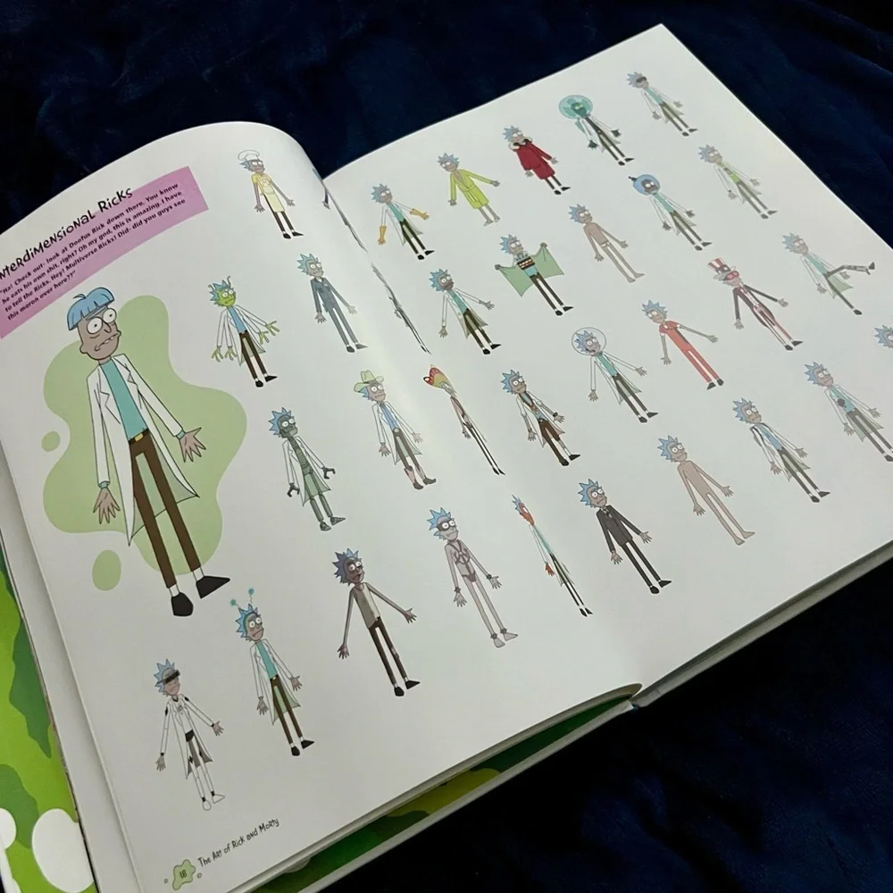 The Art of Rick and Morty Hardcover Book